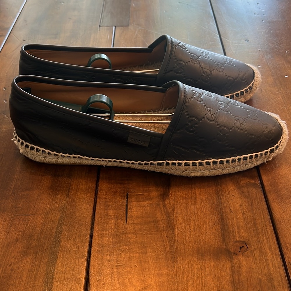 Men’s/Women’s Gucci GG Leather Espadrilles (42) - Picture 4 of 11